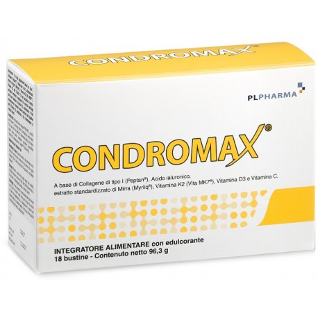 Pl Pharma Condromax integratore per cartilagine e ossa 18 bustine