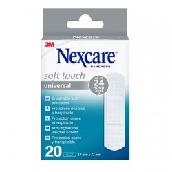 Nexcare Softouch cerotto protezione morbida e traspirante 19x72 mm 20 pezzi