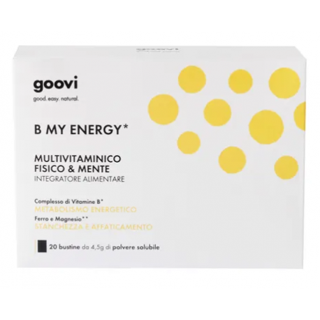 Goovi B My Energy Integratore Multivitaminico Fisico e Mentale 20 Bustine