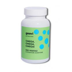 Goovi Oro Vegetale Integratore di Omega 3-6-9 60 Perle Soft Gel