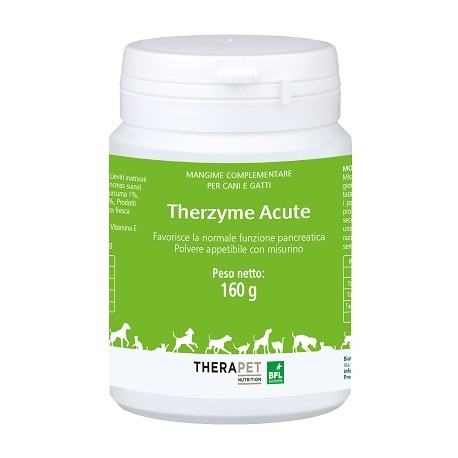 Bioforlife Italia Therzyme Acute Polvere per la salute del pancreas di cani e gatti 160 g