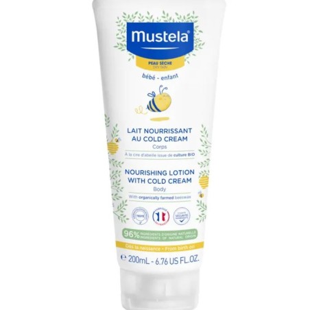 Mustela Latte corpo nutriente con cera d'api 200 ml Mustela Latte corpo nutriente con cera d'api 200 ml