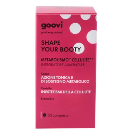 Goovi Shape Your Booty Integratore Anticellulite 60 Compresse Goovi Shape Your Booty Integratore Anticellulite 60 Compresse