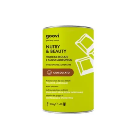Goovy Nutry & Beauty Proteine In Polvere Al Cioccolato 260 g