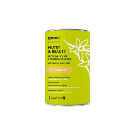 Goovy Nutry & Beauty Proteine In Polvere Alla Vaniglia 260 g Goovy Nutry & Beauty Proteine In Polvere Alla Vaniglia 260 g