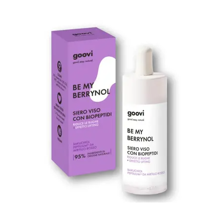 Goovi Be My Berrynol Siero Viso con Biopeptidi Anti-Rughe 50 ml Goovi Be My Berrynol Siero Viso con Biopeptidi Anti-Rughe 50 ml
