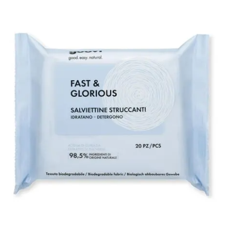 Goovi Fast And Glorious Salviettine Struccanti Viso 20 Pezzi Goovi Fast And Glorious Salviettine Struccanti Viso 20 Pezzi