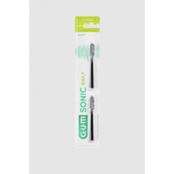 Sunstar Italiana Gum Sonic Daily Spazzolino Batteria Refill White 2 Pezzi