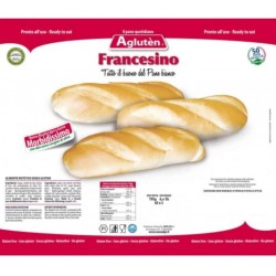 Agluten Il Francesino pane bianco senza glutine morbidissimo 225 g