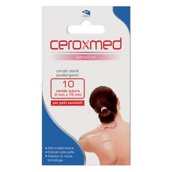 Ceroxmed Cerotto per sutura sterile ipoallergenico 3 x 75 mm 10 pezzi
