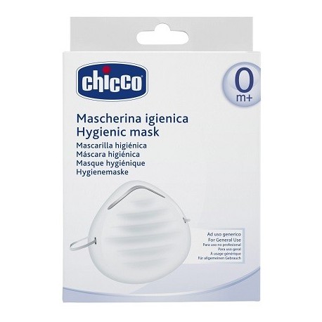 Chicco Mascherina Igienica Antipolvere ad Uso Generico 6 Pezzi