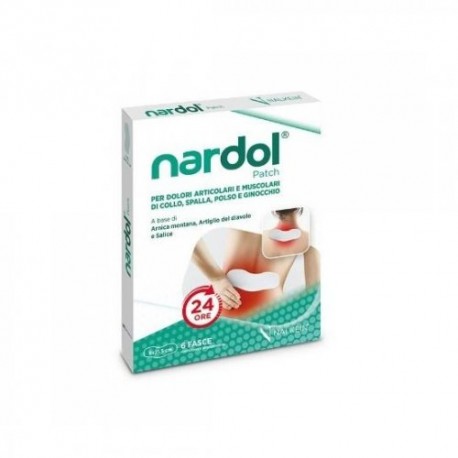 Nardol Patch per dolori articolari e muscolari collo spalla polso ginocchia 6 fasce