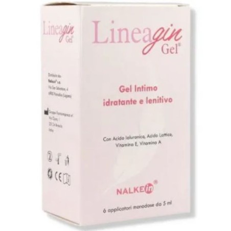Lineagin Gel intimo idratante lenitivo 6 applicatori monodose da 5 ml