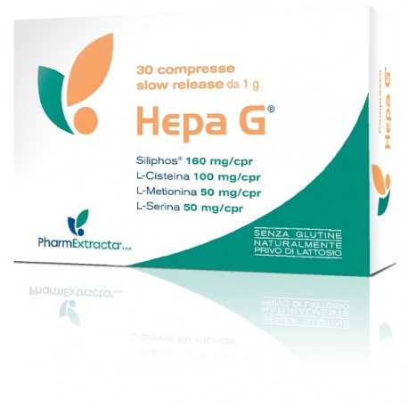 Pharmextracta Hepa G integratore depurativo antiossidante dell'organismo 30 compresse