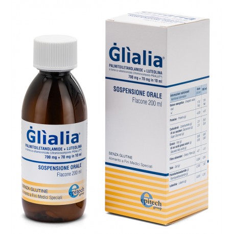 Glialia Sospensione Orale 700 Mg + 70 Mg contro la neuroinfiammazione 200 ml