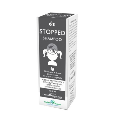Gse Stopped Shampoo vegano per il trattamento dei pidocchi 150 ml Gse Stopped Shampoo vegano per il trattamento dei pidocchi 150 ml