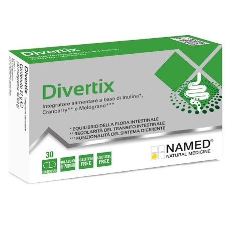 Named Divertix integratore per regolarità del transito intestinale 30 compresse Named Divertix integratore per regolarità del transito intestinale 30 compresse