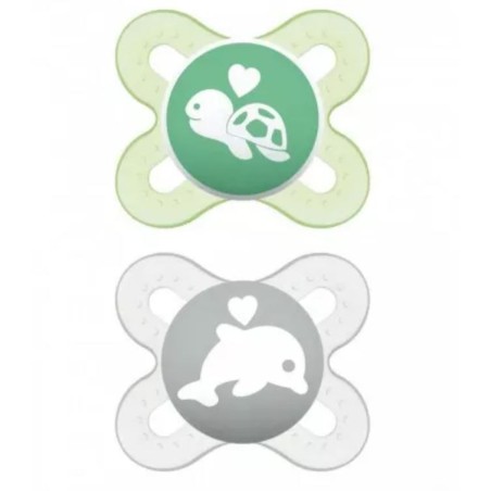 Mam Start Nano Succhietto in Silicone 0-2 Mesi 2 pezzi colore neutro Mam Start Nano Succhietto in Silicone 0-2 Mesi 2 pezzi colore neutro