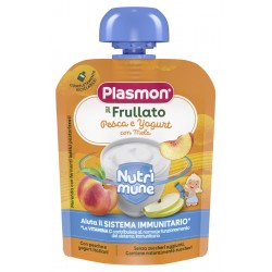 Plasmon il Frullato Pesca e Yogurt con Mela merenda per bambini dai 6 mesi 85 g