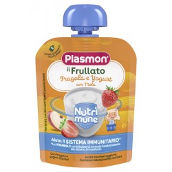 Plasmon Nutrimune il Frullato Fragola e Yogurt con Mela bimbi dai 6 mesi 85 g