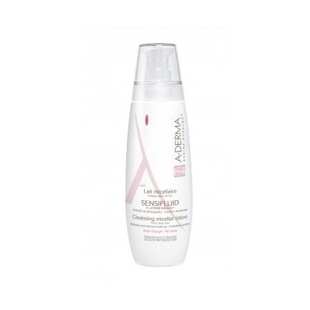 A-Derma Sensifluid latte micellare struccante viso per pelle delicata 200 ml A-Derma Sensifluid latte micellare struccante viso per pelle delicata 200 ml