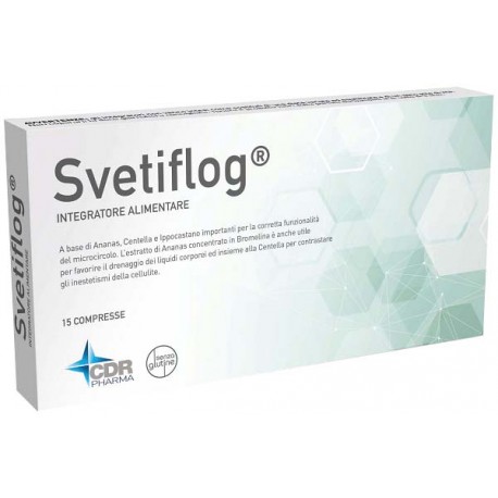 Svetiflog integratore per microcircolo e pesantezza alle gambe 15 compresse