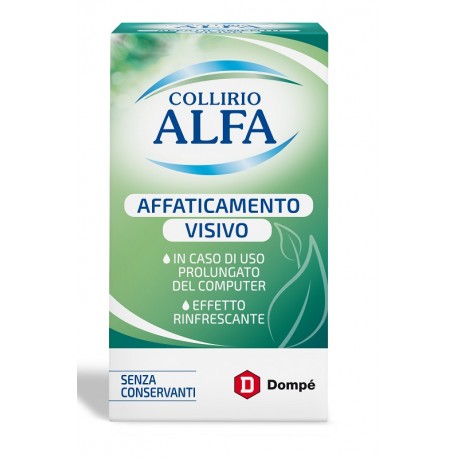 Collirio Alfa Affaticamento Visivo collirio rinfrescante senza conservanti 10 ml