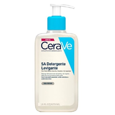 Cerave SA Gel detergente e levigante per pelli secche ruvide screpolate 473 ml Cerave SA Gel detergente e levigante per pelli secche ruvide screpolate 473 ml