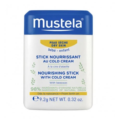 Mustela Stick nutriente viso per la pelle del bambino 9,2 g