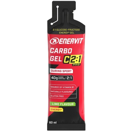 Enervit Carbo Gel C2:1PRO Lime a base di maltodestrine e fruttosio per sportivi 60 ml Enervit Carbo Gel C2:1PRO Lime a base di maltodestrine e fruttosio per sportivi 60 ml