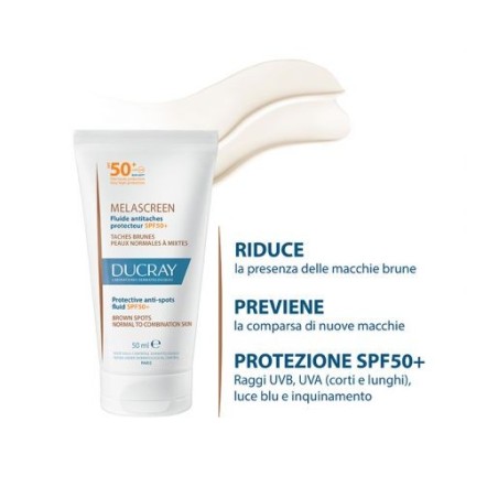 Ducray Melascreen Fluido Antimacchie Protettivo SPF 50+ pelle normale mista 40 ml Ducray Melascreen Fluido Antimacchie Protettivo SPF 50+ pelle normale mista 40 ml