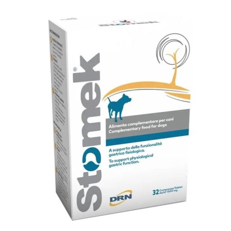 Stomek integratore per la funzionalità gastrica fisiologica dei cani 32 compresse Stomek integratore per la funzionalità gastrica fisiologica dei cani 32 compresse
