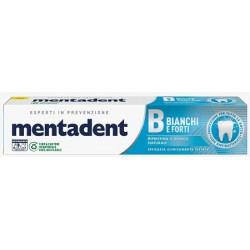 Mentadent Bianchi e Forti dentifricio ripristina il bianco naturale dei denti 75 ml
