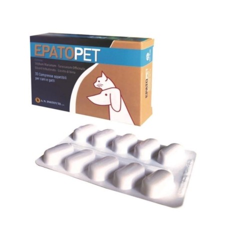 Epatopet integratore per la funzionalità epatica del cane e del gatto 30 compresse Epatopet integratore per la funzionalità epatica del cane e del gatto 30 compresse