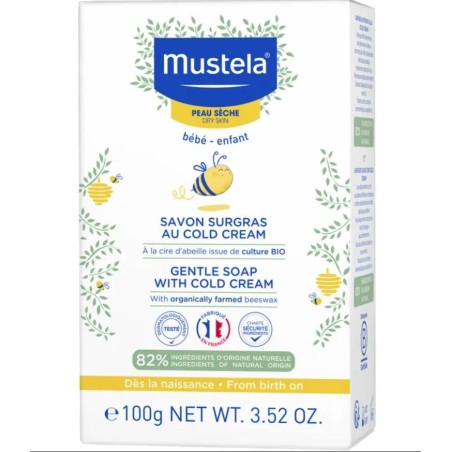 Mustela Sapone Nutriente Pelle Secca adatto dalla nascita 100 g Mustela Sapone Nutriente Pelle Secca adatto dalla nascita 100 g
