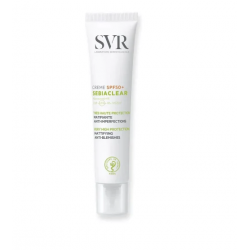 SVR Sebiaclear SPF50 - Crema protezione solare opacizzante e anti imperfezioni 40 ml