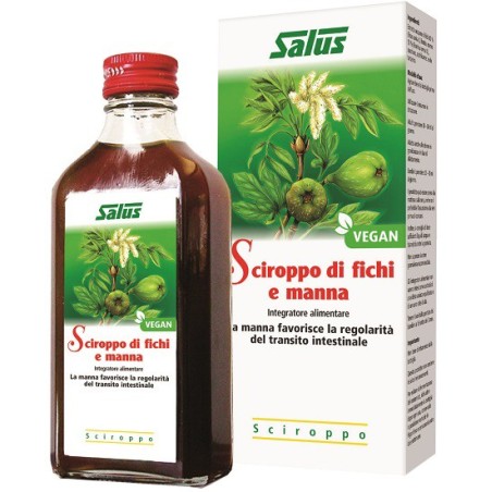 Salus Sciroppo vegan di fichi e manna per il transito intestinale 200 ml Salus Sciroppo vegan di fichi e manna per il transito intestinale 200 ml