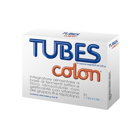 Tubes Colon 24 Capsule - Integratore per il Benessere Intestinale Tubes Colon 24 Capsule - Integratore per il Benessere Intestinale