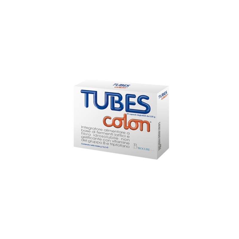 Tubes Colon Dopo Quanto Fa Effetto Tubes Colon 24 Capsule - Integratore per il Benessere Intestinale