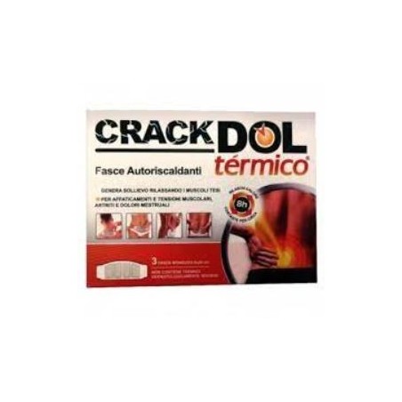 Crackdol Termico Fascia Autoriscaldante per dolore muscolare 6 pezzi Crackdol Termico Fascia Autoriscaldante per dolore muscolare 6 pezzi