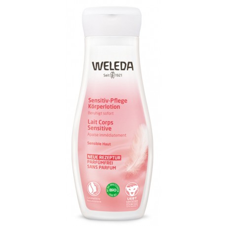 Weleda Crema Fluida Sensitive sollievo immediato per pelle irritata senza profumo 200 ml