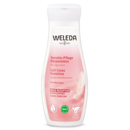 Weleda Crema Fluida Sensitive sollievo immediato per pelle irritata senza profumo 200 ml Weleda Crema Fluida Sensitive sollievo immediato per pelle irritata senza profumo 200 ml