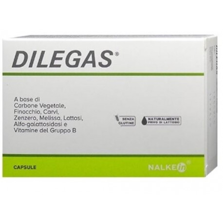 Dilegas integratore contro gas intestinali e stitichezza 30 compresse