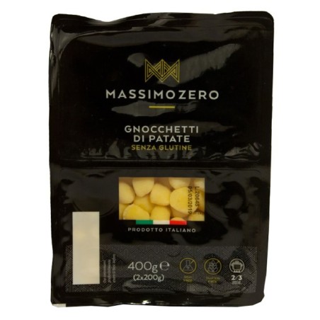 Massimo Zero Gnocchetti di patate senza glutine senza ogm 400 g Massimo Zero Gnocchetti di patate senza glutine senza ogm 400 g