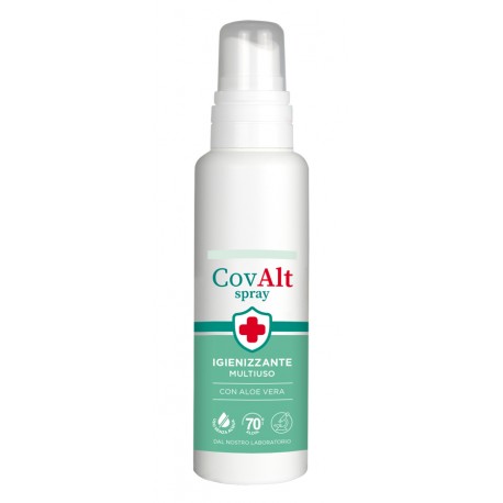 CoverAct Spray igienizzante multiuso per le mani con aloe vera 100 ml