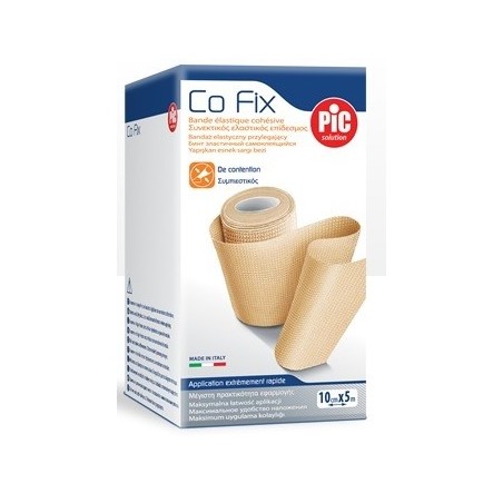 PIC Co Fix Benda elastica coesiva compressiva senza ferma benda 10 cm x 5 m PIC Co Fix Benda elastica coesiva compressiva senza ferma benda 10 cm x 5 m