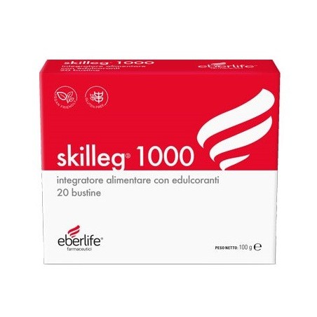 Skilleg 1000 integratore per gambe stanche, vene varicose e teleangectasie 20 bustine Skilleg 1000 integratore per gambe stanche, vene varicose e teleangectasie 20 bustine