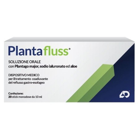 Plantafluss Idrogel integratore lenitivo per mucosa gastroesofagea 20 stick monodose da 10 ml Plantafluss Idrogel integratore lenitivo per mucosa gastroesofagea 20 stick monodose da 10 ml