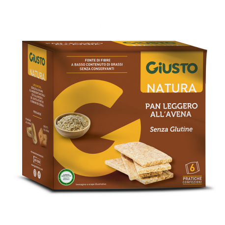 Giusto Natura Panleggero all'avena senza glutine 6 confezioni da 25 g