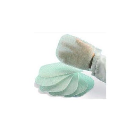 Manopole Presaponate in fibra extramorbida sapone detergente per la detersione del malato e del disabile 20 pezzi